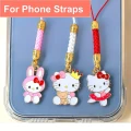 ZAW290 Zawieszki metalowe Hello Kitty kotek do bransoletek 6szt