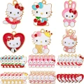 ZAW290 Zawieszki metalowe Hello Kitty kotek do bransoletek 6szt