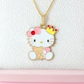 ZAW290 Zawieszki metalowe Hello Kitty kotek do bransoletek 6szt