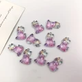 ZAW292 Zawieszki z żywicy 26mm kotek KITTY kotki rainbow 2szt
