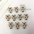 ZAW293 Zawieszki z żywicy 29mm kotek KITTY kotki kremowe 2szt