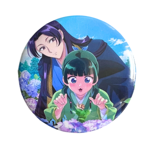 PRZ93 Przypinka button badzik Maomao i Jinshi Zapiski Zielarki 58mm L