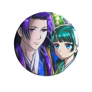 PRZ94 Przypinka button badzik Maomao i Jinshi Zapiski Zielarki 58mm L