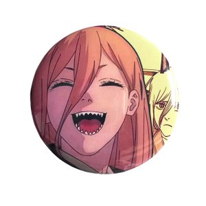 PRZ100 Przypinka button badzik Power z serii Chainsaw Man 58mm L