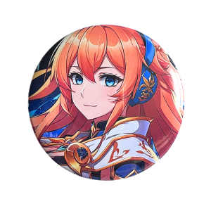 PRZ103 Przypinka button badzik Jean Gunnhildr Genshin Impact 58mm L