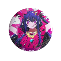 PRZ104 Przypinka button badzik Ai Hoshino Oshi no Ko Moja Gwiazda 58mm L
