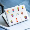 W250 Naklejki laminowane WLEPY mini wlepki lizaki słodycze cute cukierki 50szt