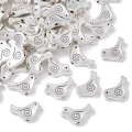 ZAW300 Zawieszki charm przekładka metalowa PTAK ptaszek ptaszki 5szt