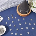 ZAW305 Zawieszki metalowe MADE WITH LOVE znacznik metka stare srebro 10szt