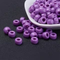 KOP148 Koraliki oponki akryl 9mm kandi pony bead fioletowe bakłażan 20szt
