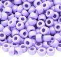 KOP149 Koraliki oponki akryl 9mm kandi pony bead jasne fioletowe lawenda 20szt