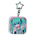 BHM29 Brelok breloczek akrylowy 10cm Hand Made Hatsune Miku Pixel art