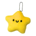 BRE16 Brelok breloczek GWIAZDKA gwiazda miękka puszysta zawieszka kawaii