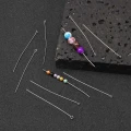 I31 Igły jubilerskie szpilki haczyki 65mm 0,7mm 30szt stal nierdzewna