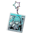 BHM40 Brelok breloczek akrylowy hand made Hatsune Miku pixel art