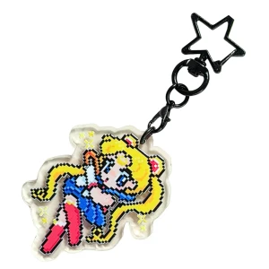 BHM45 Brelok breloczek akrylowy Czarodziejka z księżyca Sailor Moon pixel art