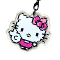 BHM46 Brelok breloczek akrylowy hand made pleksa Hello Kitty kotek pixel art