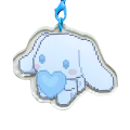 BHM47 Brelok breloczek akrylowy hand made pleksa piesek Cinnamoroll pixel art