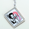 BHM50 Brelok breloczek akrylowy hand made pleksa Nana &amp; Hachi pixel art