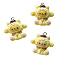 ZAW320 Zawieszka z żywicy akrylowej 1szt figurka Hello Kitty Pompom żółta