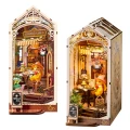 TGB15 Book nook miniaturowy domek DIY Rolife Holiday Cafe Kawiarnia Królika