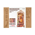 TGB15 Book nook miniaturowy domek DIY Rolife Holiday Cafe Kawiarnia Królika
