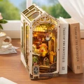 TGB15 Book nook miniaturowy domek DIY Rolife Holiday Cafe Kawiarnia Królika