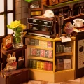 TGB15 Book nook miniaturowy domek DIY Rolife Holiday Cafe Kawiarnia Królika