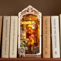 TGB15 Book nook miniaturowy domek DIY Rolife Holiday Cafe Kawiarnia Królika