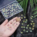 ZAW325 Zawieszki kryształowe Crystal AB SERCE serduszka serduszko 5szt