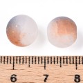 Piękne koraliki szklane KULE kulki KULA 10mm 10szt akwarela plamki