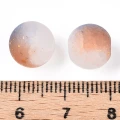 Piękne koraliki szklane KULE kulki KULA 10mm 10szt akwarela plamki