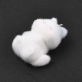 Zawieszka KOT Kotek kitty puszysty biały futerko aksamit