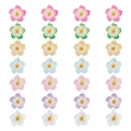 Zawieszki akrylowe KWIAT LEI kwiatki PLUMERIA hibiskus LOTOS 34mm