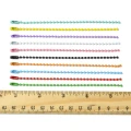 Zestaw łańcuszek kulkowy z zapięciem 2.5mm 12cm 50szt mix w pudełku