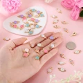 Zawieszki metalowe emaliowane lizaki candy LIZAK 8szt zestaw