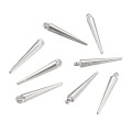Zawieszki metalowe kolce kolec 21mm goth alternative punkt srebrne