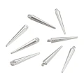 Zawieszki metalowe kolce kolec 21mm goth alternative punkt srebrne