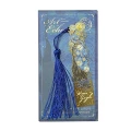 ZAK28 Zakładka do książki metalowa frędzel Van Gogh Cyprys gwieździsta noc
