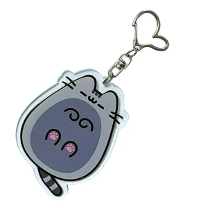 BHM59 Brelok breloczek akrylowy 11cm HM Kotek Pusheen z czterema łapkami na brzuchu