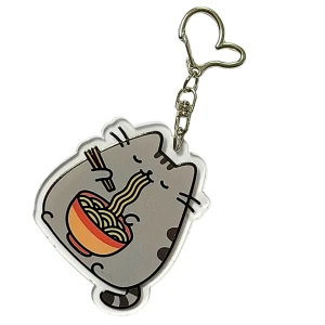 BHM61 Brelok breloczek akrylowy 10,5cm HM Kotek Pusheen i zupa ramen