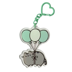 BHM63 Brelok breloczek akrylowy 11,5cm HM Kotek Pusheen i balony