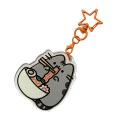 BHM64 Brelok breloczek akrylowy 11cm HM Kotek Pusheen i ramen z jajkiem