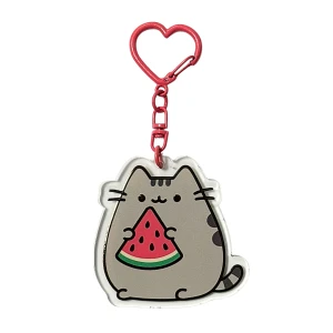 BHM65 Brelok breloczek akrylowy 9,5cm HM Kotek Pusheen i arbuz