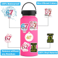 W256 Naklejki STICKER BOMB WLEPY wlepki 67 six seven sześć siedem 61szt