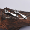 ZAW361 Zawieszki charm metalowe widelec widelczyk widelce 5szt