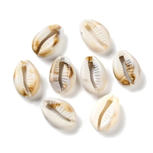 KOK230 Koraliki BOHO MORSKIE OCEAN muszle kauri muszelka 10szt