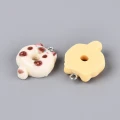 ZAW362 Zawieszka akrylowa KOT KOTEK z ogonkiem 5szt zawieszki do bransoletek duże