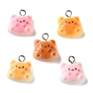 ZAW366 Zawieszka żywica jellycat mini kotki kotek cute miks 5szt
