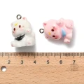 ZAW367 Zawieszki żywica jellycat kotki kotek figurki cute miks 5szt